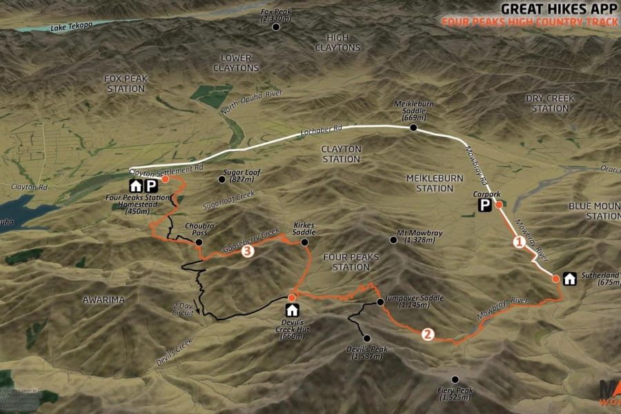 Four Peaks High Country Track