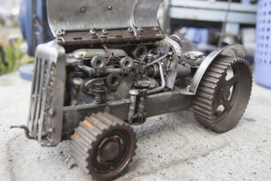 John McArthur Reclaimed Metal Art